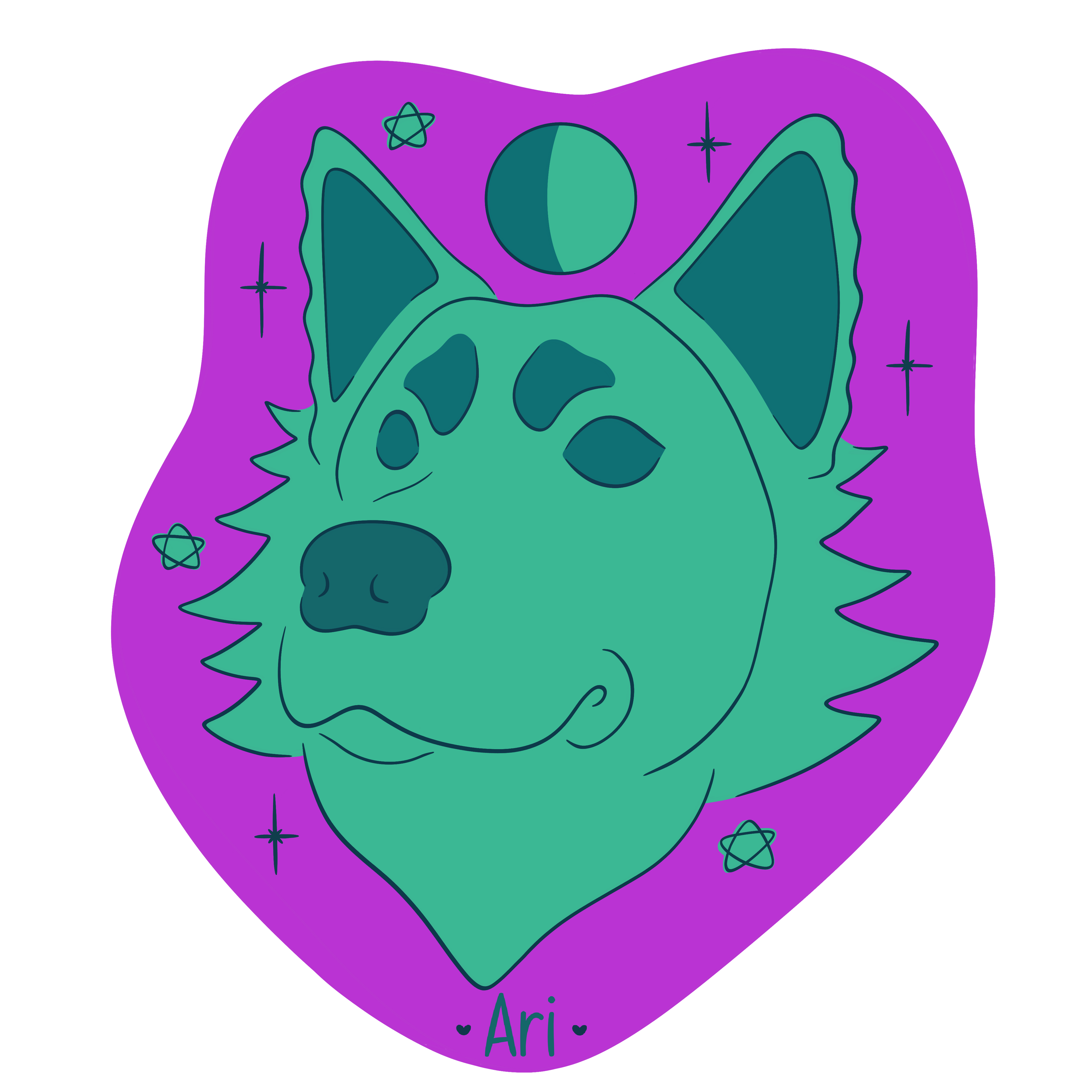Custom Witchy Pet Portrait Digital