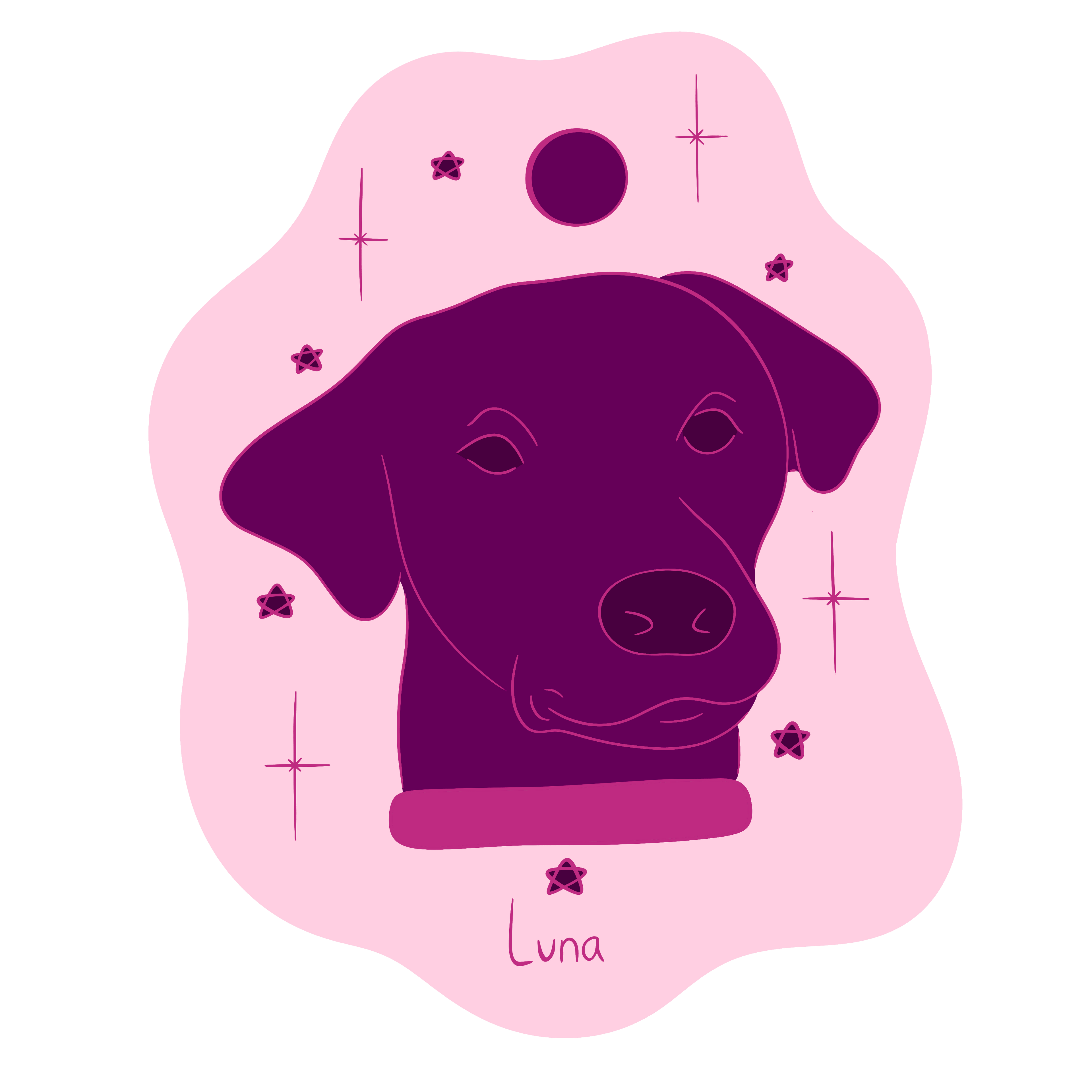 Custom Witchy Pet Portrait Digital